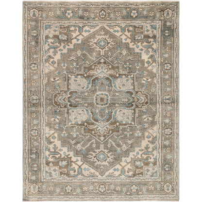Salinas SLN07 Rug by Jaipur Living in gray, blue. Made from 100% wool in a unique style.