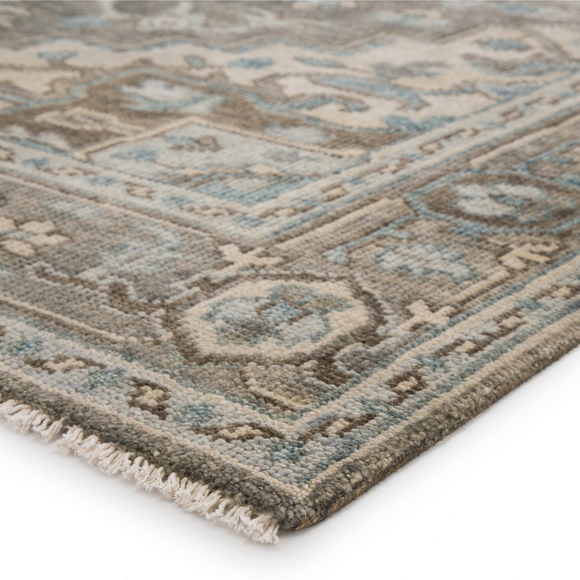 Salinas SLN07 Rug by Jaipur Living in gray, blue. Made from 100% wool in a unique style.