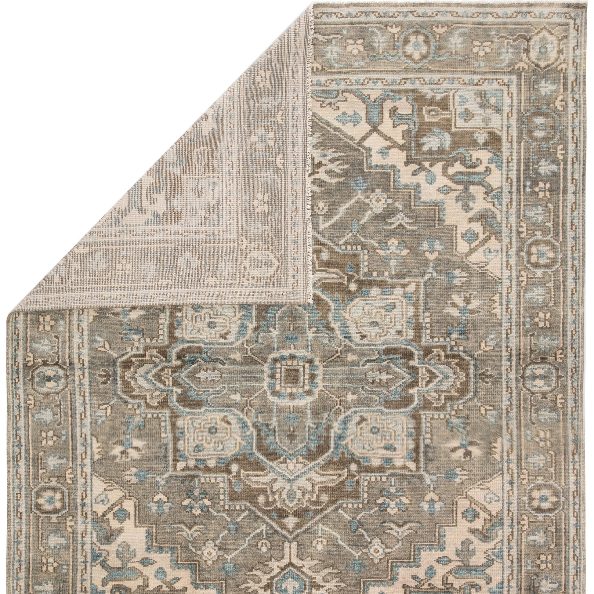 Salinas SLN07 Rug by Jaipur Living in gray, blue. Made from 100% wool in a unique style.