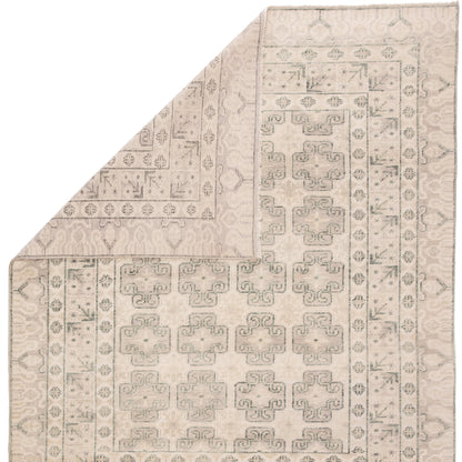 Salinas SLN08 Rug by Jaipur Living in ivory, green. Made from 100% wool in a unique style.