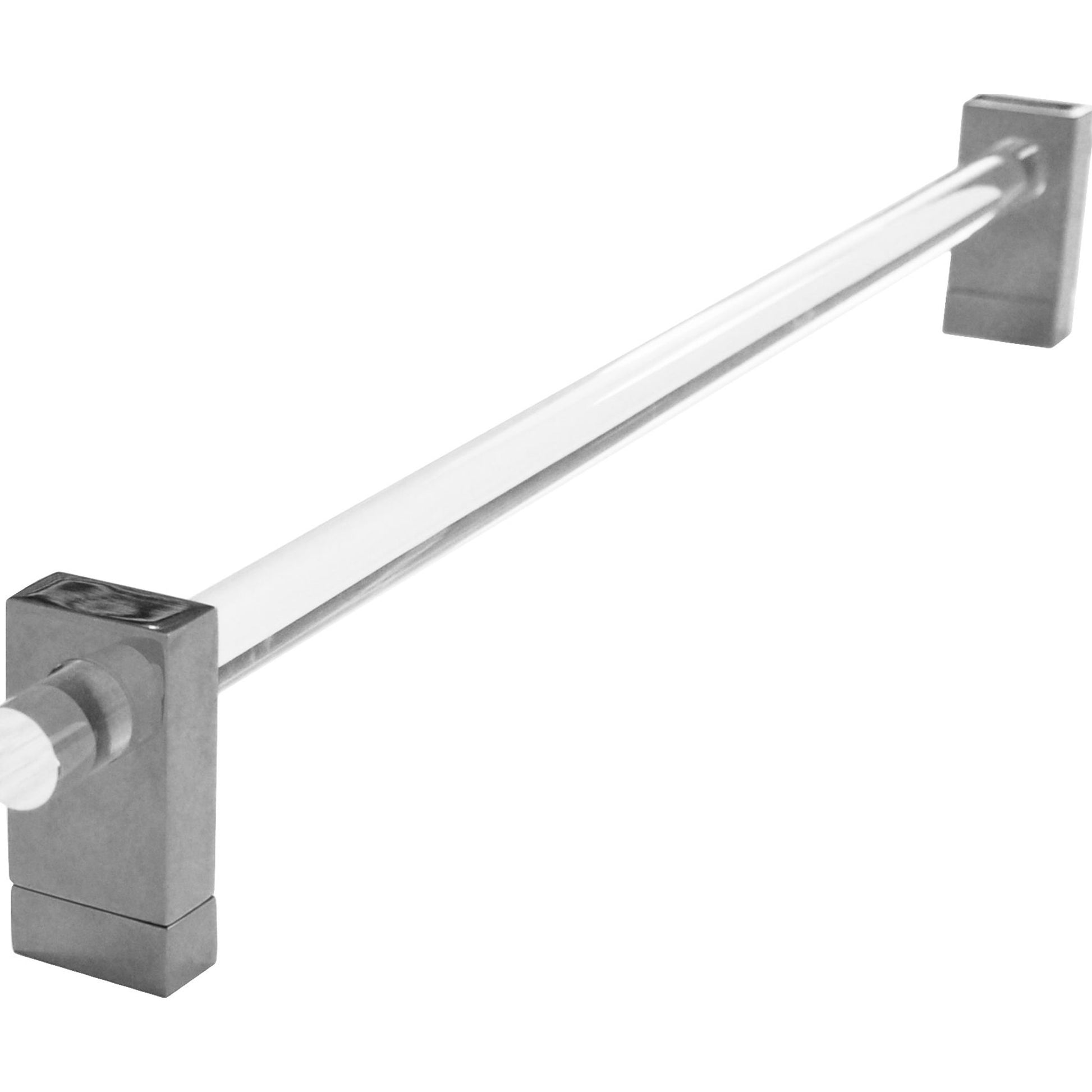 Smith Minimal Towel Bar by Worlds Away. Made from metal, acrylic in a modern style.