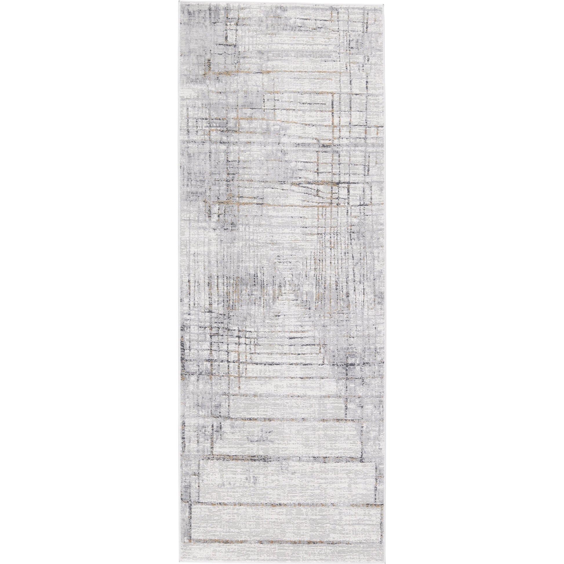 Solace SOC05 Rug by Jaipur Living in gray, gold. Made from unique in a unique style.