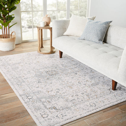 Solace SOC06 Rug by Jaipur Living in cream, gray. Made from unique in a unique style.