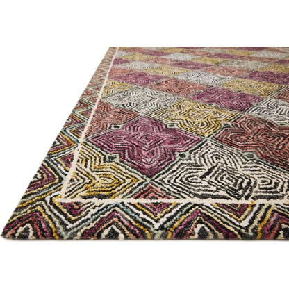 SPE-03 by Loloi II in charcoal, multi. Made from 100% wool in a modern style.