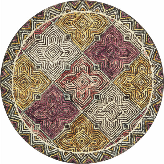 SPE-03 by Loloi in charcoal, multi. Made from 100% wool in a modern style.