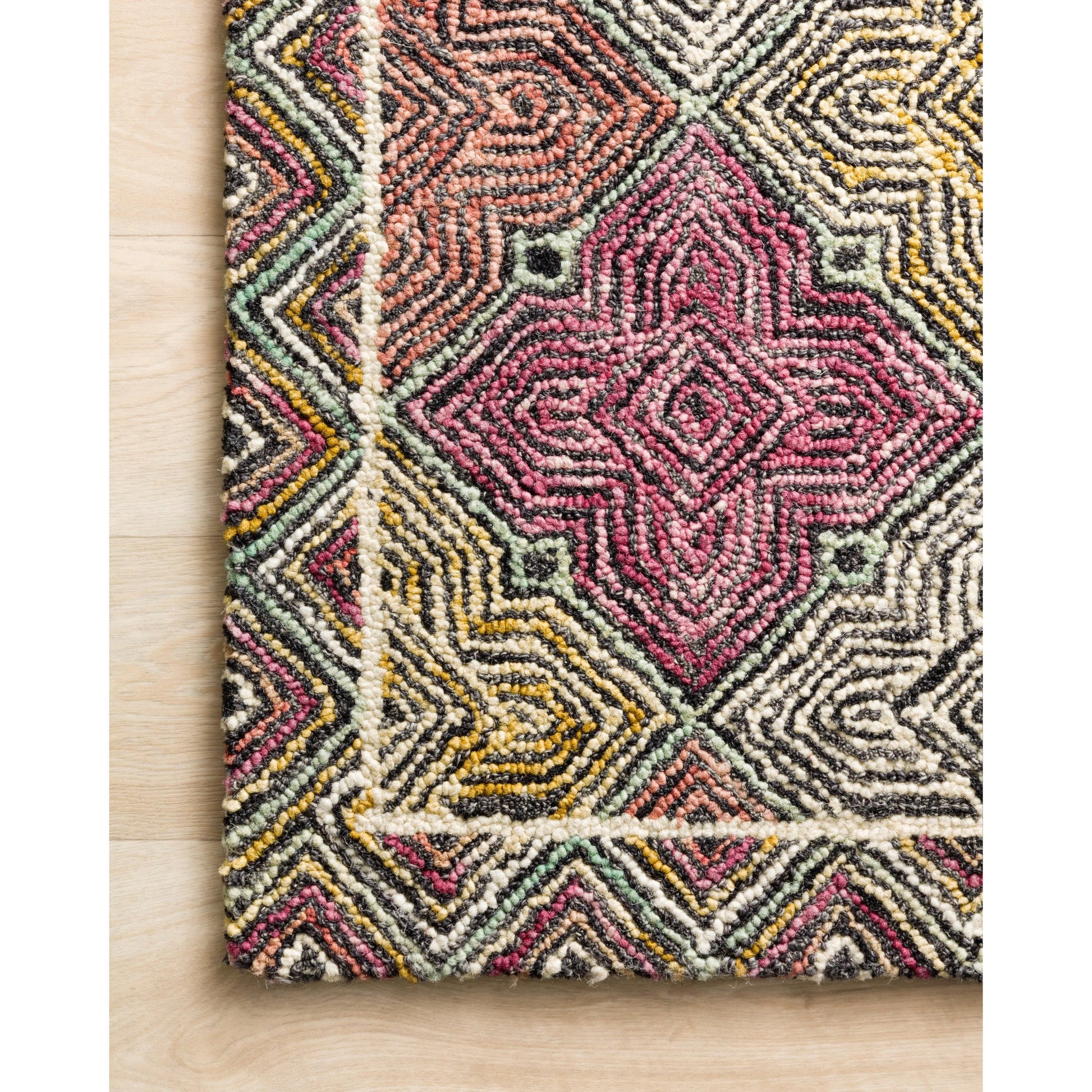 SPE-03 by Loloi II in charcoal, multi. Made from 100% wool in a modern style.