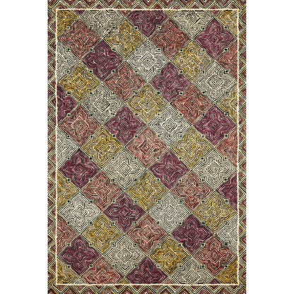 SPE-03 by Loloi II in charcoal, multi. Made from 100% wool in a modern style.
