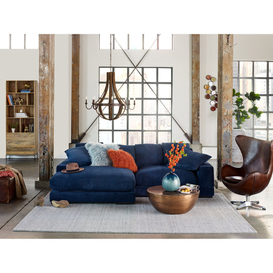 Colvin Shelf by Moe's Home Collection in natural. Made from solid mango wood, iron in a modern style.