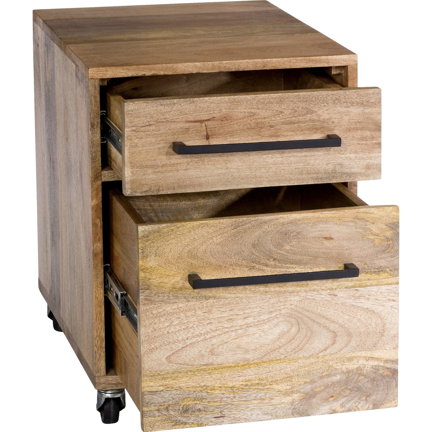 003 S-700150 | Additional Silo | Colvin Mobile Pedestal by Moe's Home Collection in natural. Made from solid mango wood, iron in a modern style.