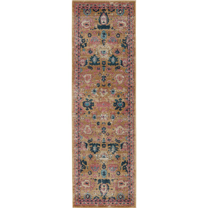 Swoon SWO17 Indoor/Outdoor Rug by Jaipur Living in pink, gold. Made from unique in a unique style.