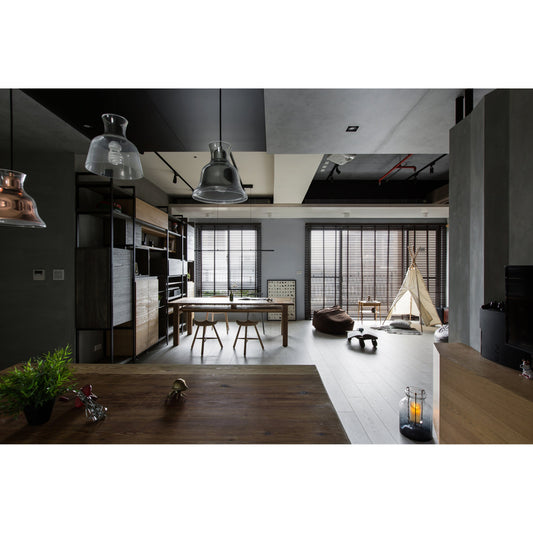 Salute Bell Pendant by Seed Design. Made from mouth-blown glass, steel in a modern style.