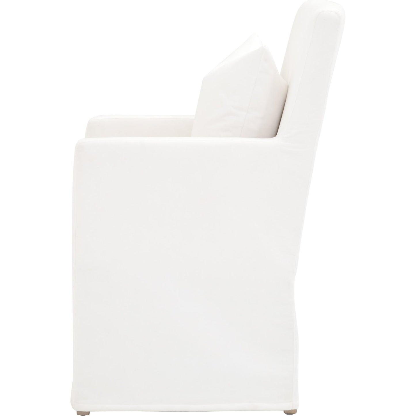 002 SR-789414 | Additional Silo | Shelter Slipcover Arm Chair by Essentials For Living in natural gray, livesmart peyton-pearl. Made from solid birch, plywood, 98% polyester, 2% nylon in a transitional style.