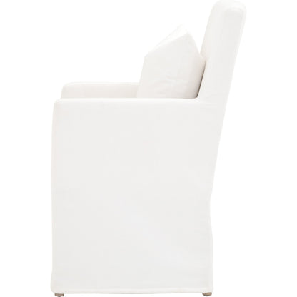 Shelter Slipcover Arm Chair by Essentials For Living in natural gray, livesmart peyton-pearl. Made from solid birch, plywood, 98% polyester, 2% nylon in a transitional style.