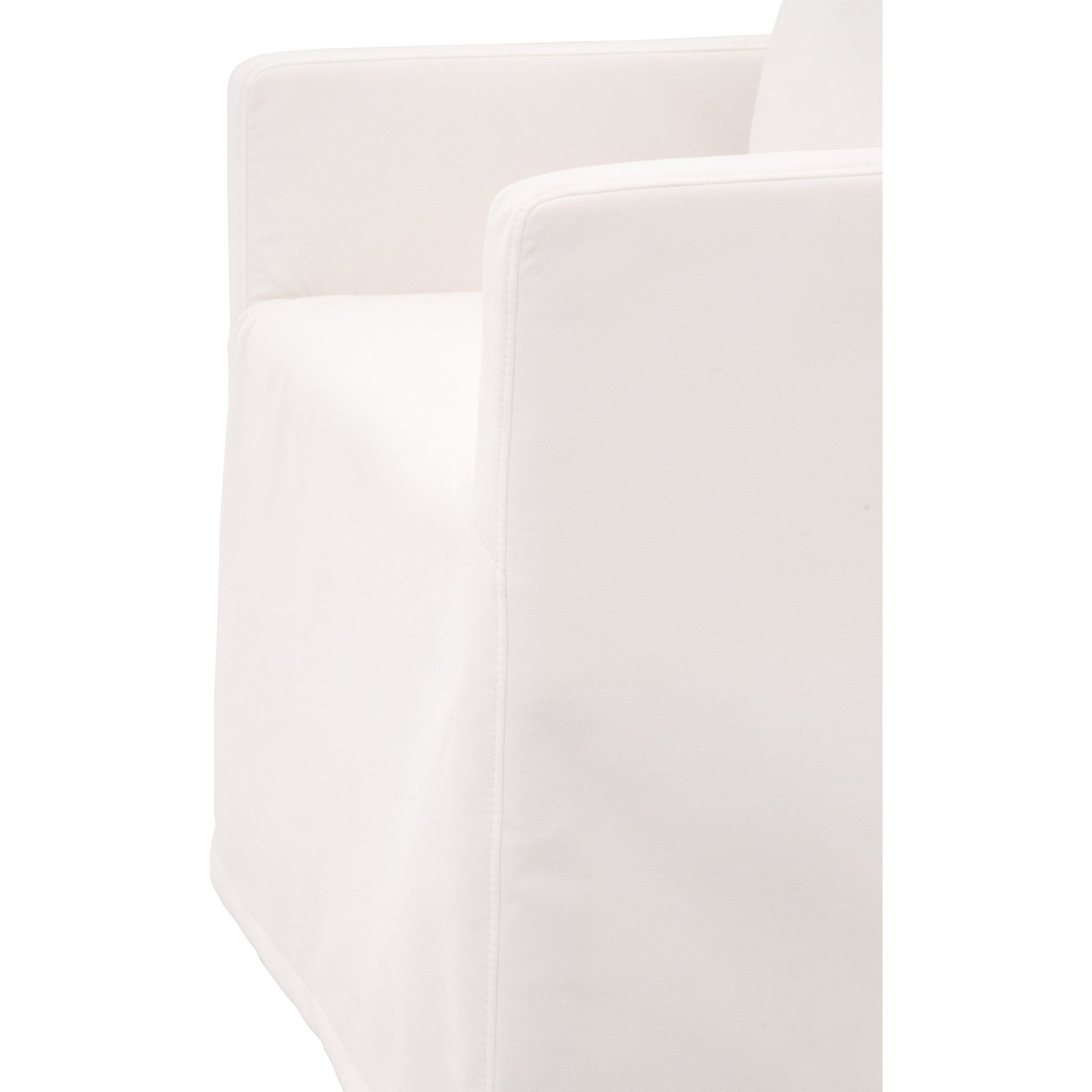 Shelter Slipcover Arm Chair by Essentials For Living in natural gray, livesmart peyton-pearl. Made from solid birch, plywood, 98% polyester, 2% nylon in a transitional style.