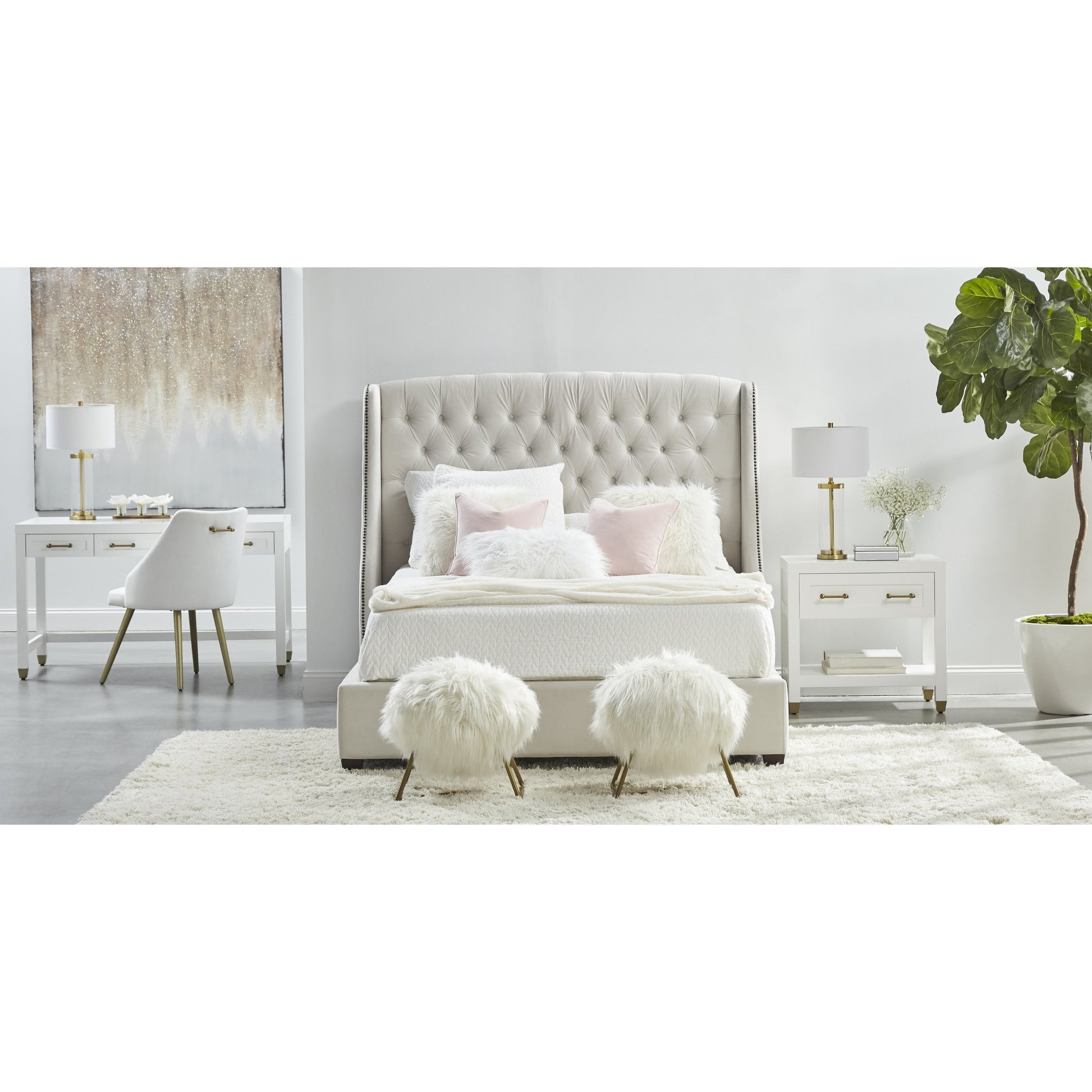 Stella Desk by Essentials For Living. Made from unique in a transitional style.