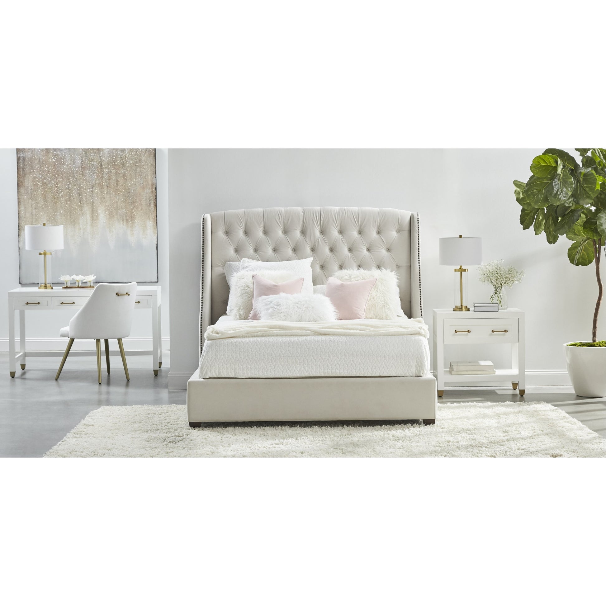 Stella Desk by Essentials For Living. Made from unique in a transitional style.