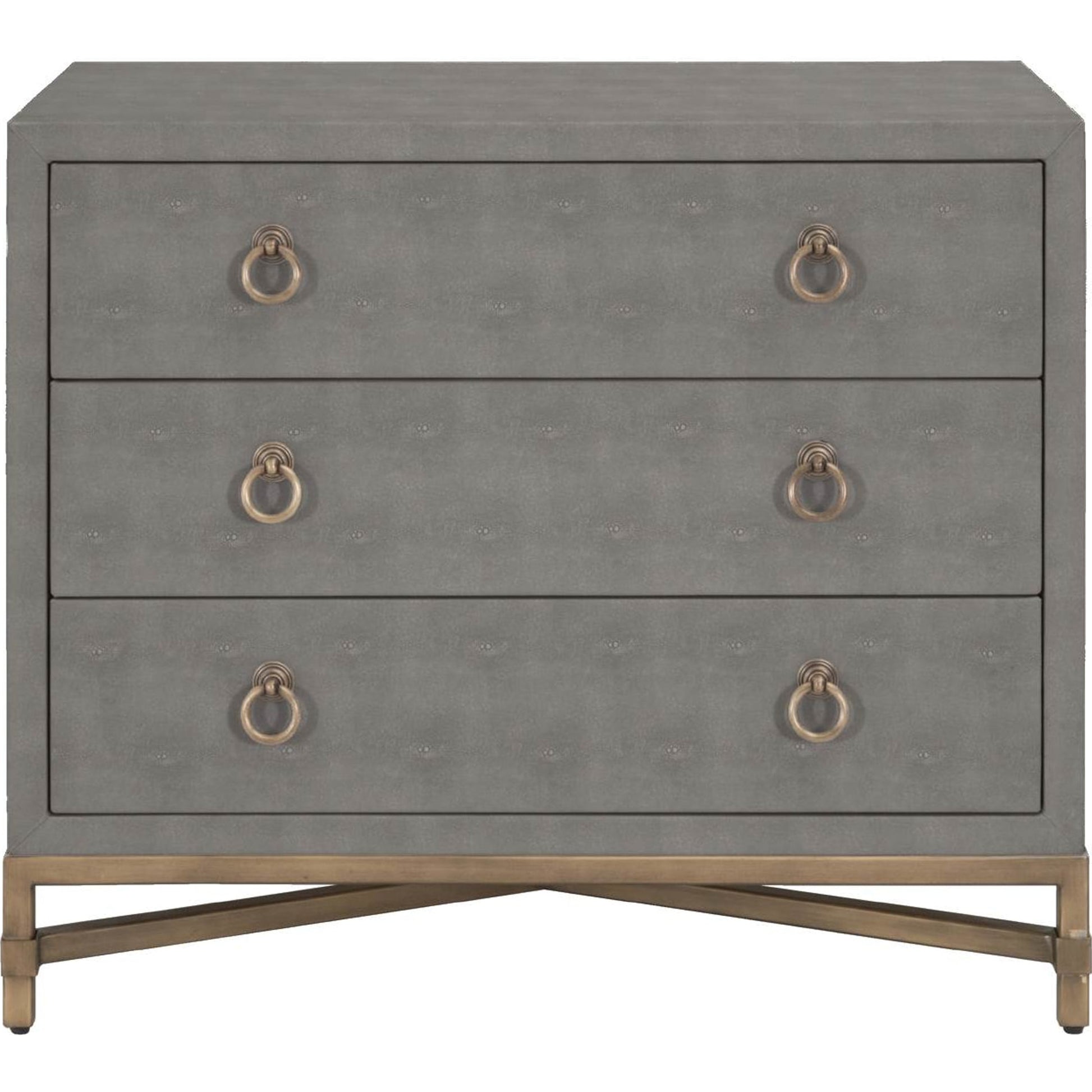 Strand Shagreen 3-Drawer Nightstand by Essentials For Living. Made from unique in a modern style.