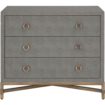 Strand Shagreen 3-Drawer Nightstand by Essentials For Living. Made from unique in a modern style.