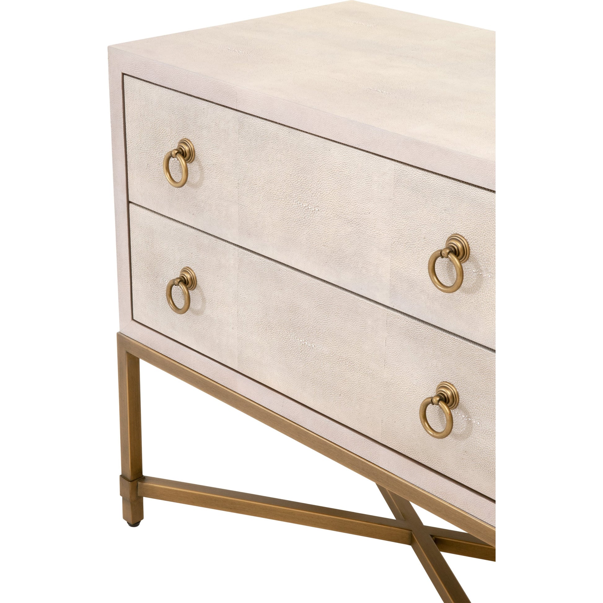 Strand Shagreen 2-Drawer Nightstand by Essentials For Living. Made from unique in a modern style.