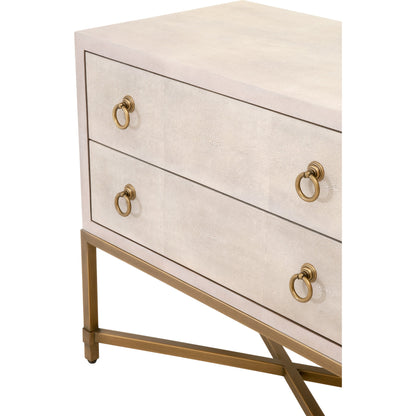 Strand Shagreen 2-Drawer Nightstand by Essentials For Living. Made from unique in a modern style.