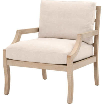 Stratton Club Chair by Essentials For Living in natural gray beech. Made from unique in a transitional style.