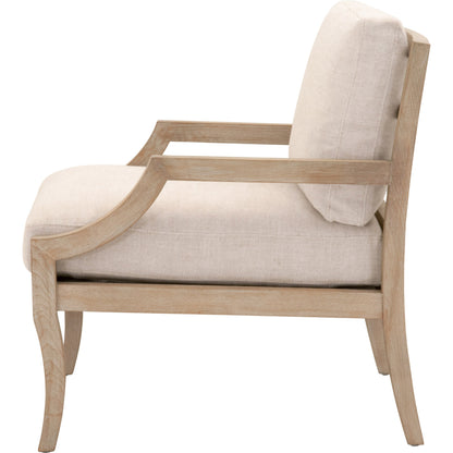 Stratton Club Chair by Essentials For Living in natural gray beech. Made from unique in a transitional style.