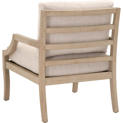 Stratton Club Chair by Essentials For Living in natural gray beech. Made from unique in a transitional style.