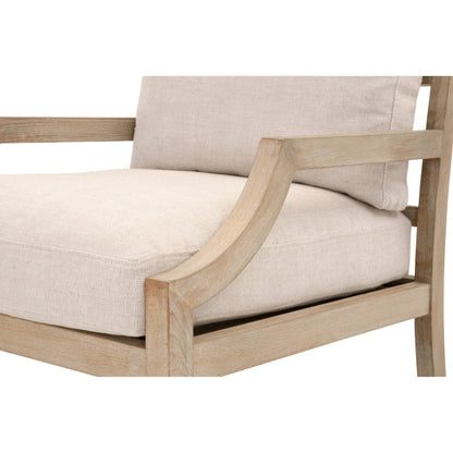 Stratton Club Chair by Essentials For Living in natural gray beech. Made from unique in a transitional style.