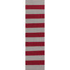 Gray, Red / 2' x 3'