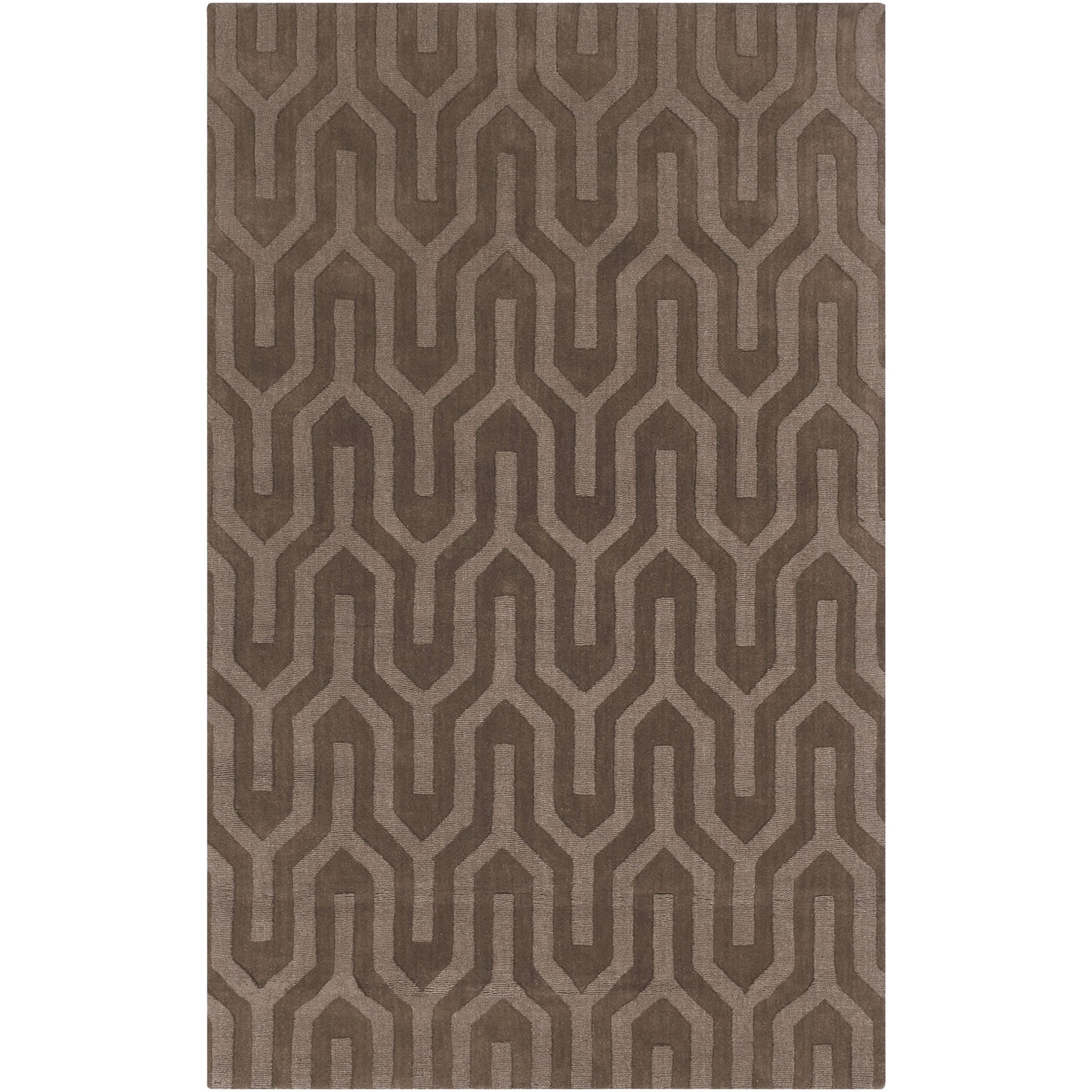Mystique Rug - 592 by Surya in cream. Made from 100% wool in a unique style.