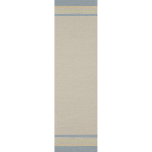 Boardwalk Rug - 1198 by Surya in antique white, soft blue. Made from 100% wool in a unique style.