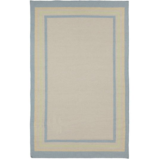 Boardwalk Rug - 1198 by Surya in ivory, light olive, light blue, yellow. Made from 100% wool in a unique style.