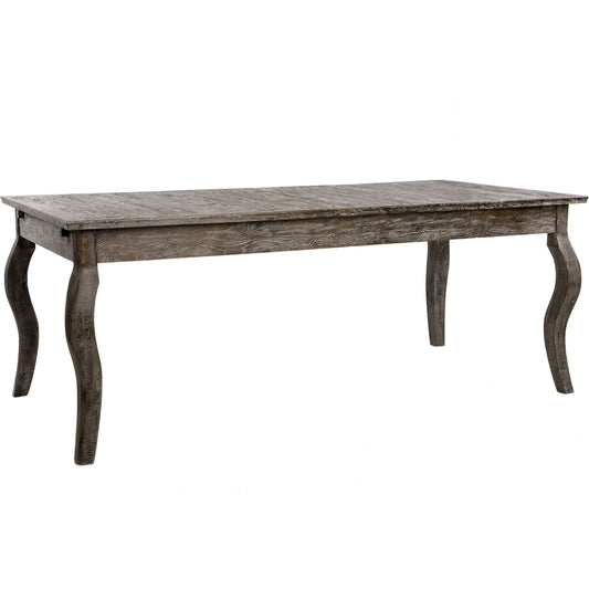 Rhone Dining Table by Zentique in oak. Made from oak in a cottage & farmhouse style.