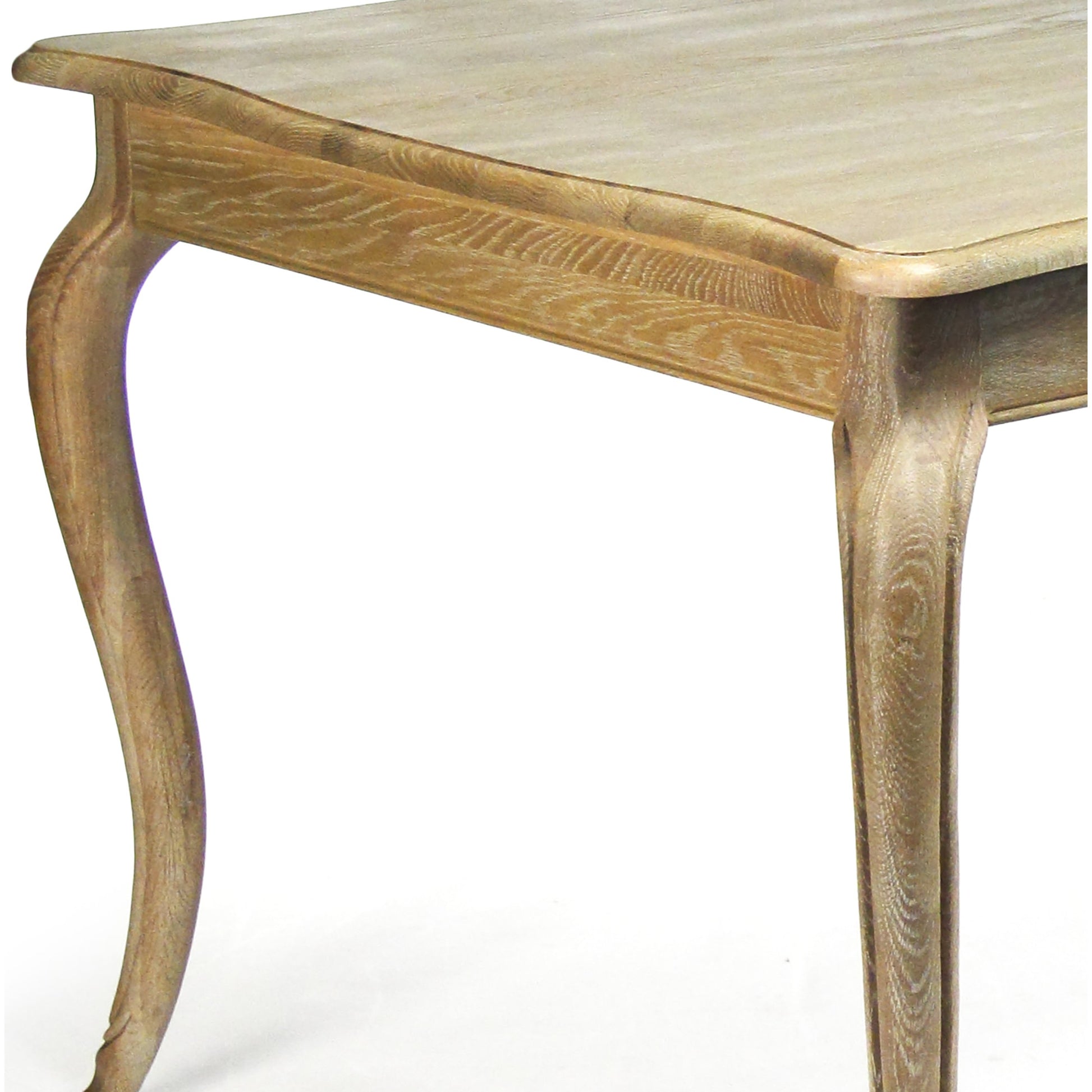 Vineyard Oak Dining Table by Zentique in oak. Made from oak in a traditional style.