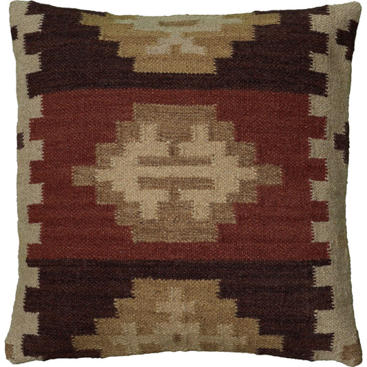 Harlan Pillow by HedgeApple Essentials. Made from cotton, wool in a rustic style.