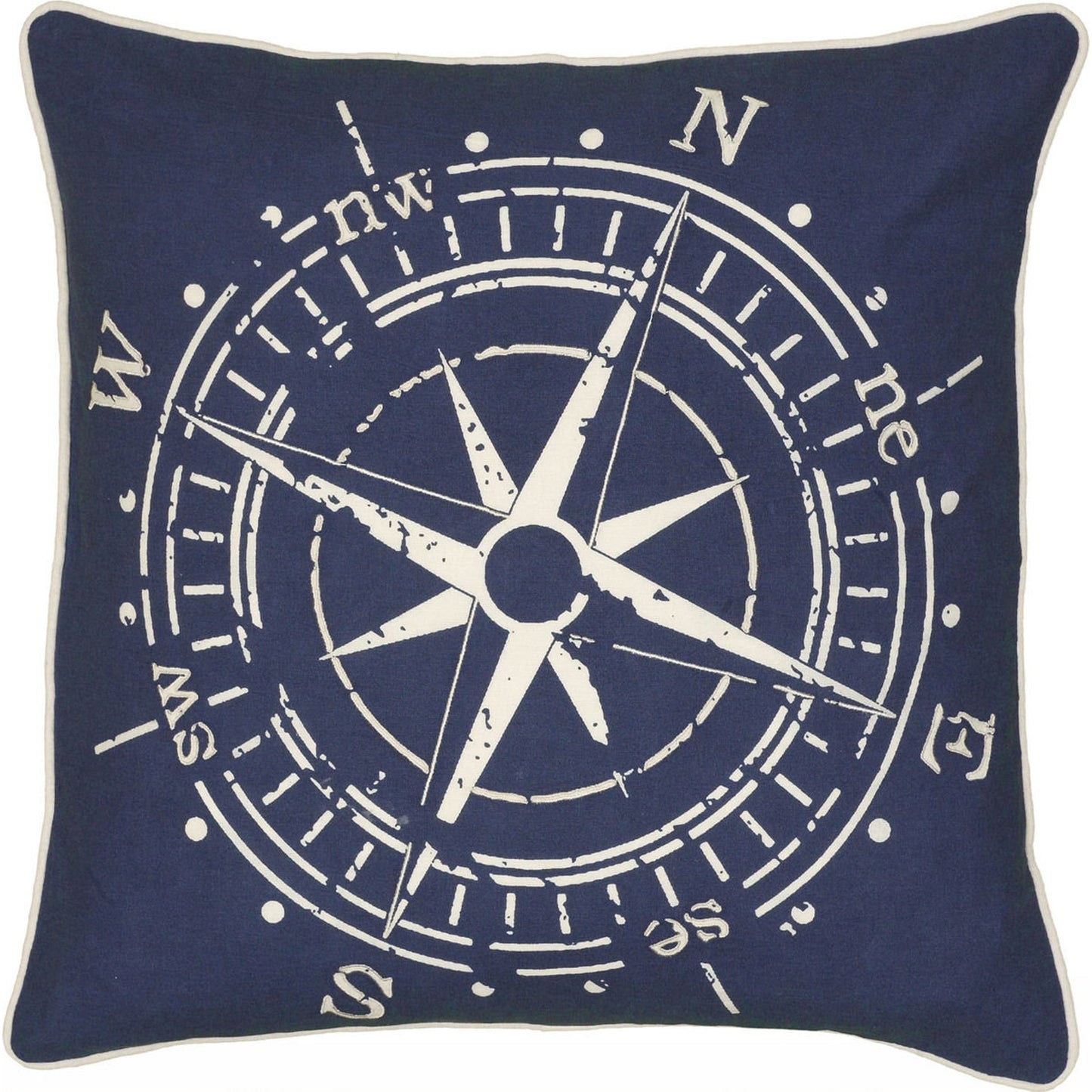 000 O-RIZZY-PILT06392BL001818,SR-885589 | Primary Silo | Cache Pillow by HedgeApple Essentials. Made from polyester, cotton in a coastal style.