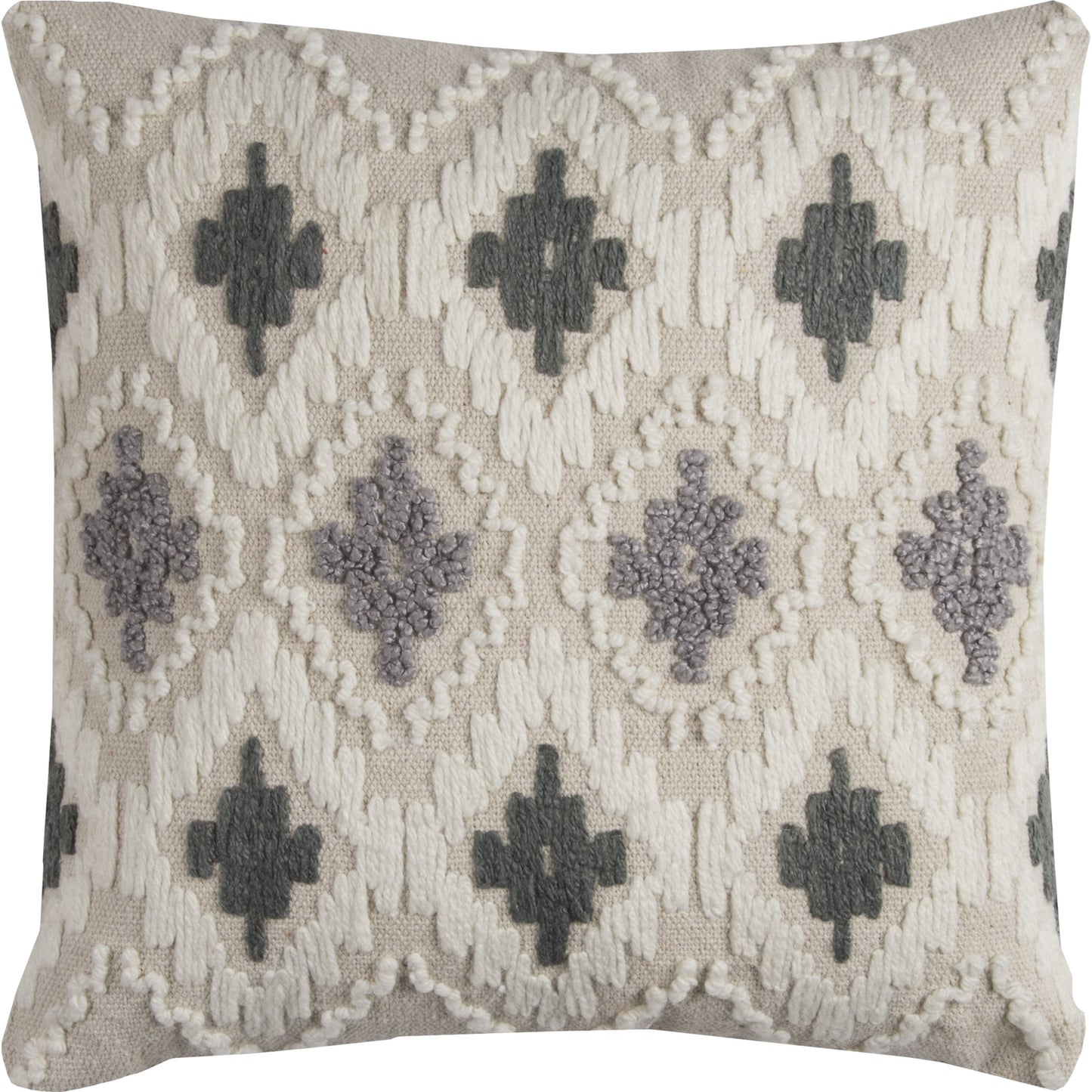 000 SR-870069,SR-885665 | Primary Silo | Alcona Pillow by HedgeApple Essentials in natural indigo. Made from polyester, cotton in a rustic style.