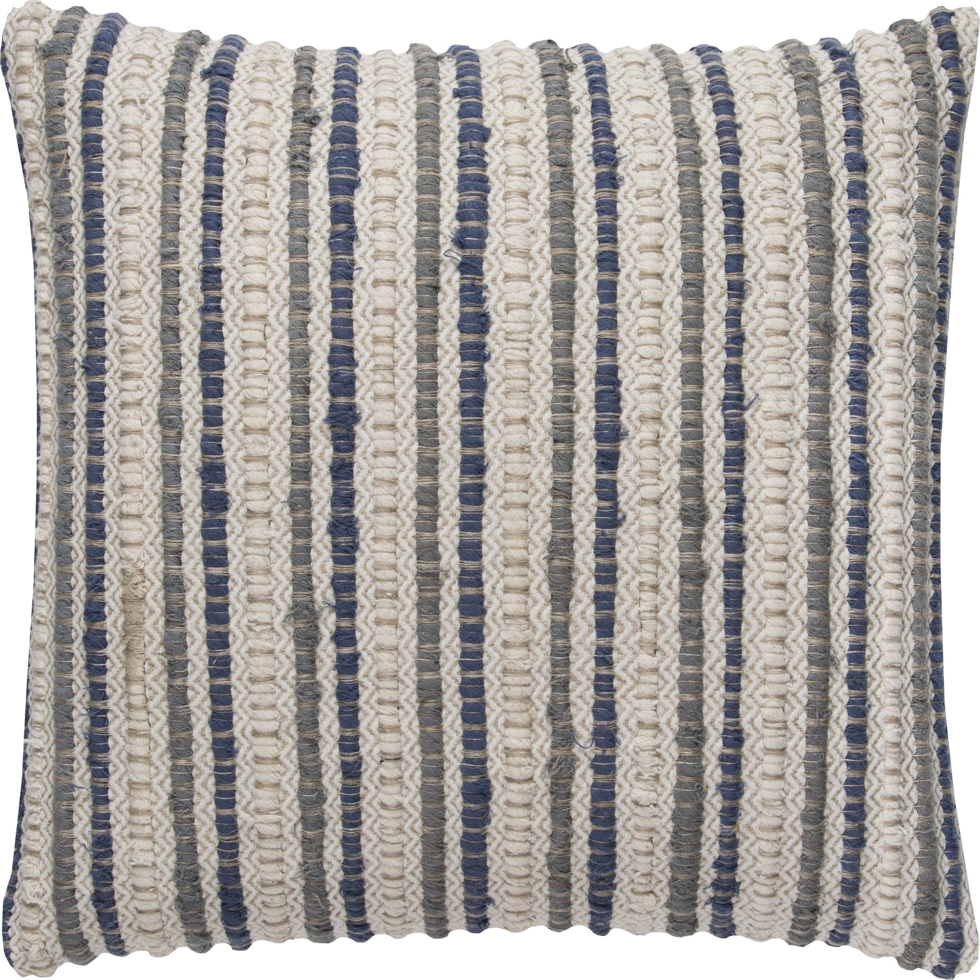 Craighead Pillow by HedgeApple Essentials in blue, natural. Made from unique in a transitional style.
