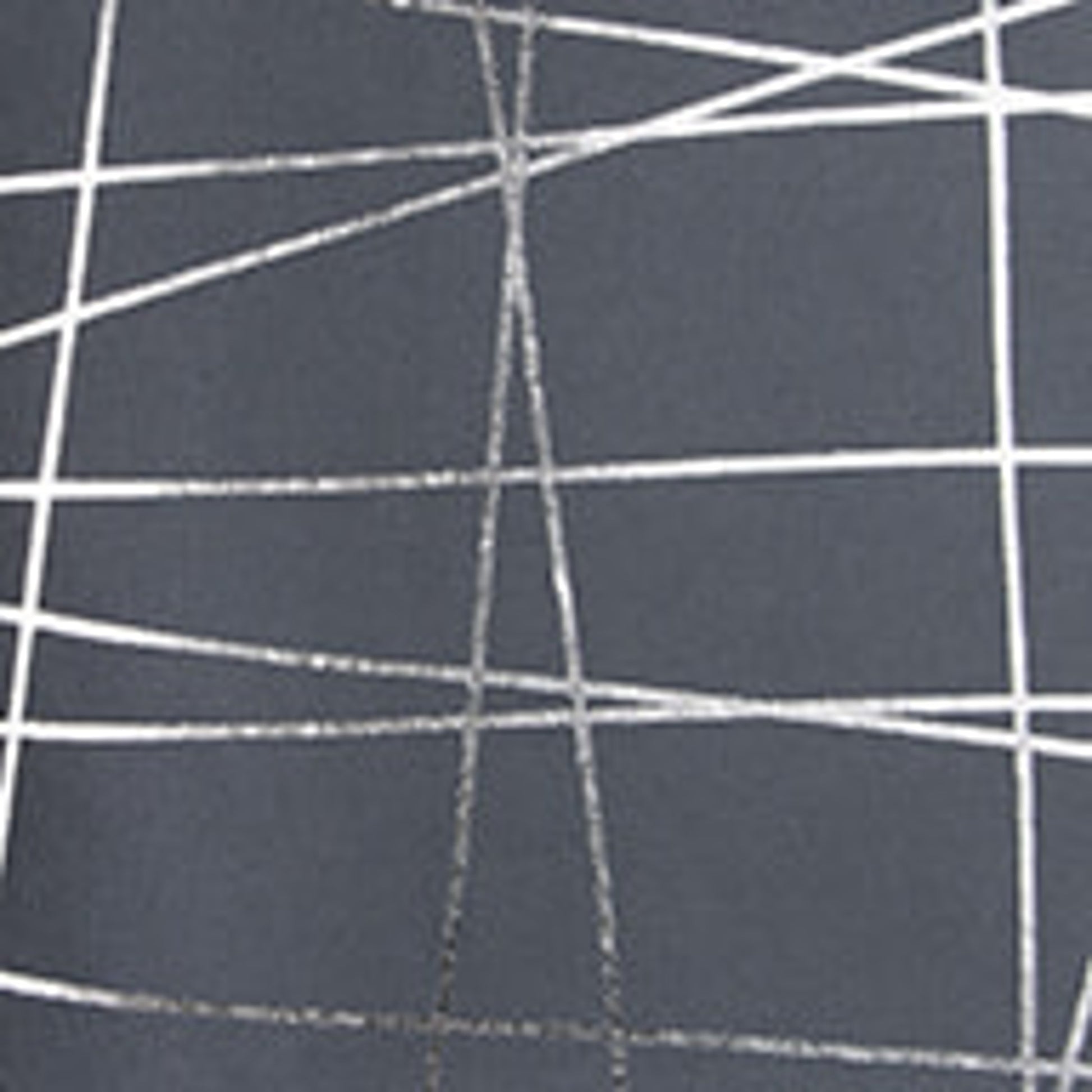 Huntsville Pillow by HedgeApple Essentials in grey, metallic silver. Made from cotton in a modern style.
