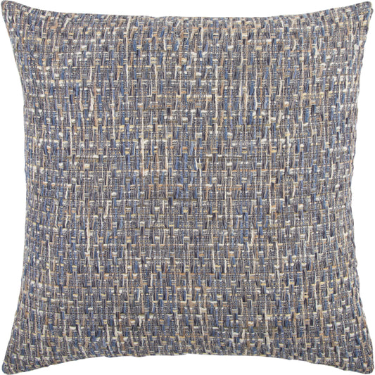 Multnomah Pillow by HedgeApple Essentials in blue multi. Made from polyester, cotton in a transitional style.