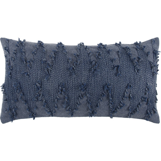 Sharp Pillow by HedgeApple Essentials in blue. Made from cotton in a eclectic & global style.