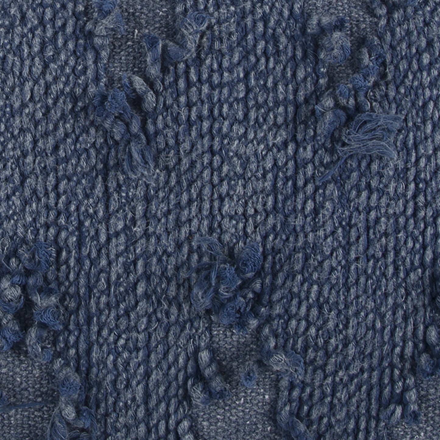 001 SR-870188,SR-885723 | Closeup | Sharp Pillow by HedgeApple Essentials in blue. Made from cotton in a eclectic & global style.