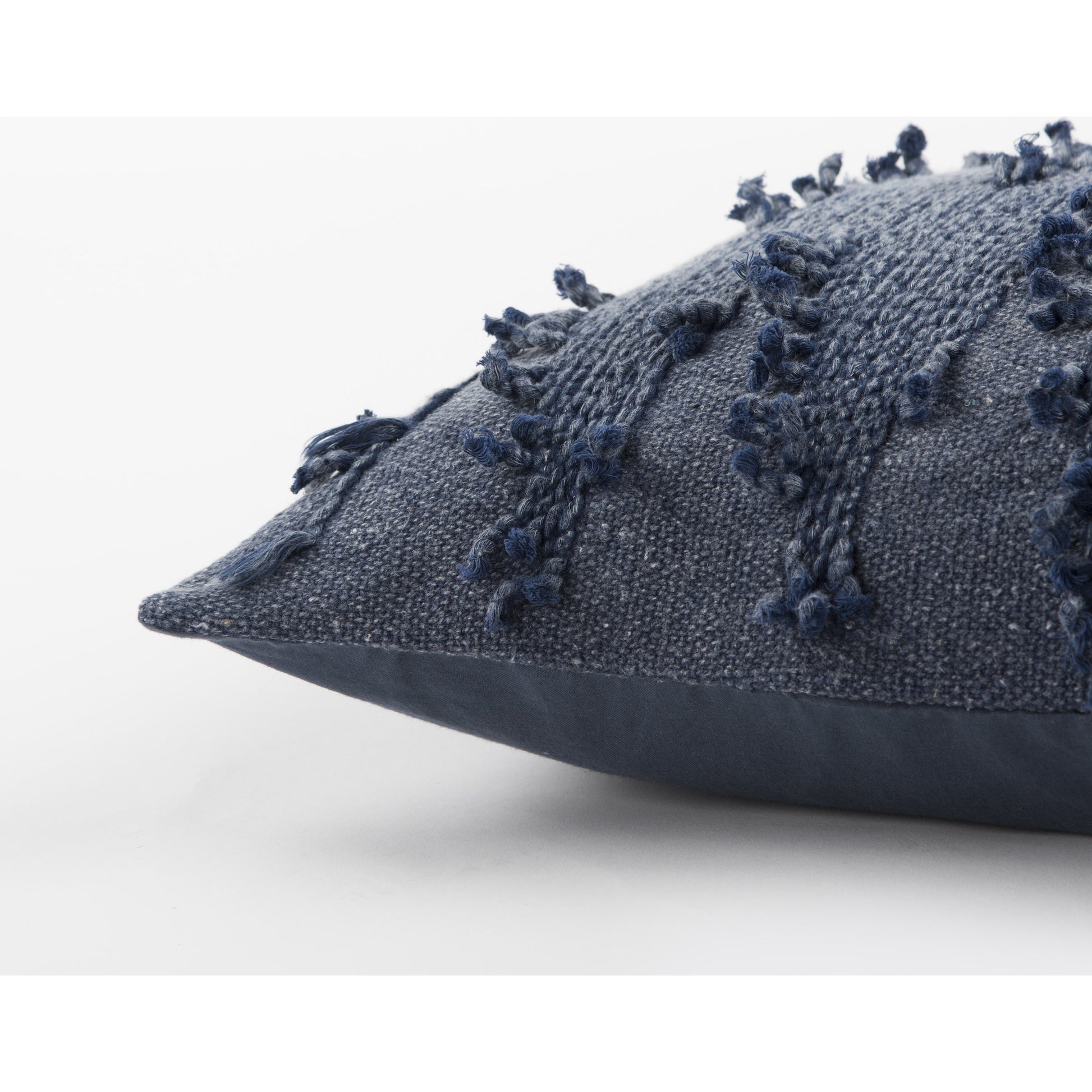 Sharp Pillow by HedgeApple Essentials in blue. Made from cotton in a eclectic & global style.