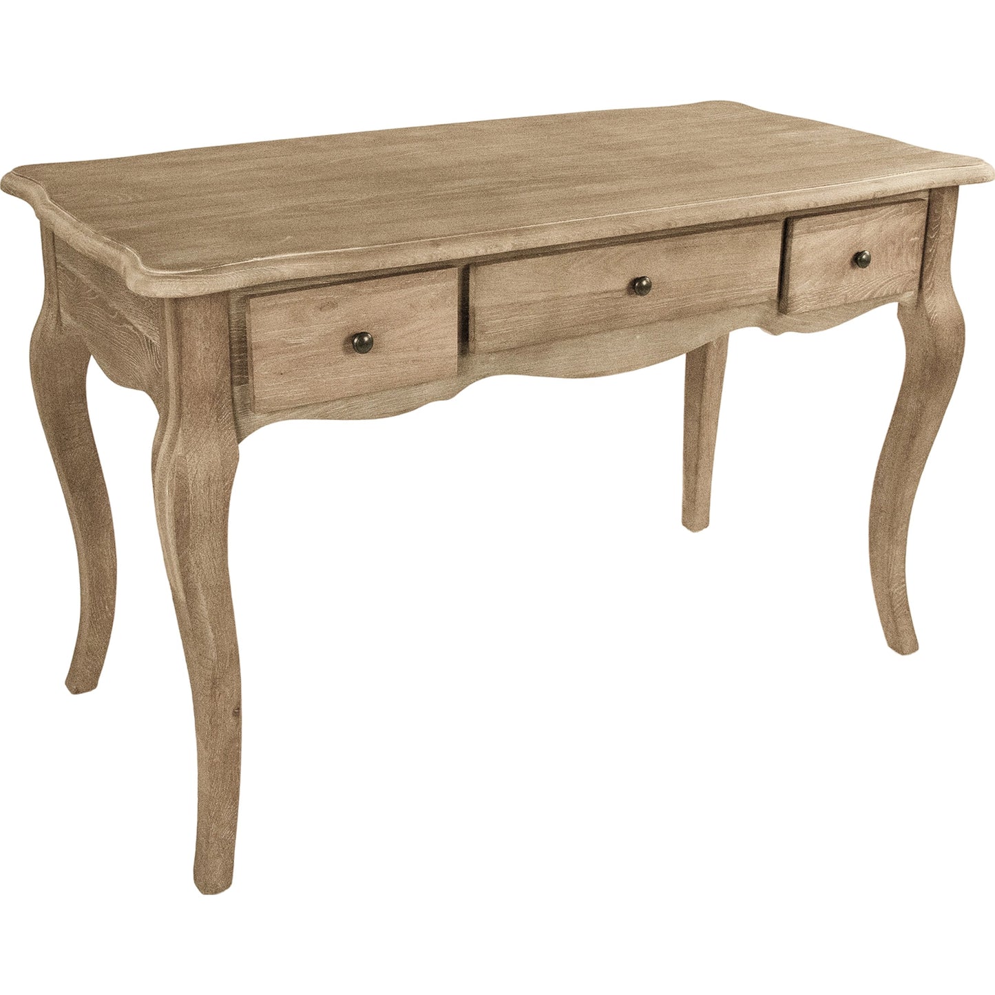001 SR-900406 | Primary Silo | Serene Desk by Zentique in limed gray oak and oak. Made from oak in a cottage & farmhouse style.
