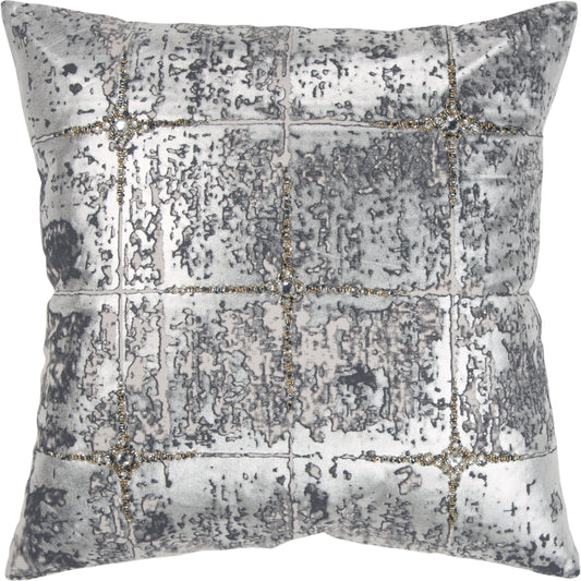 Pope Pillow by HedgeApple Essentials in silver. Made from cotton in a modern style.