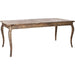 Vineyard Oak Dining Table by Zentique in oak. Made from oak in a traditional style.