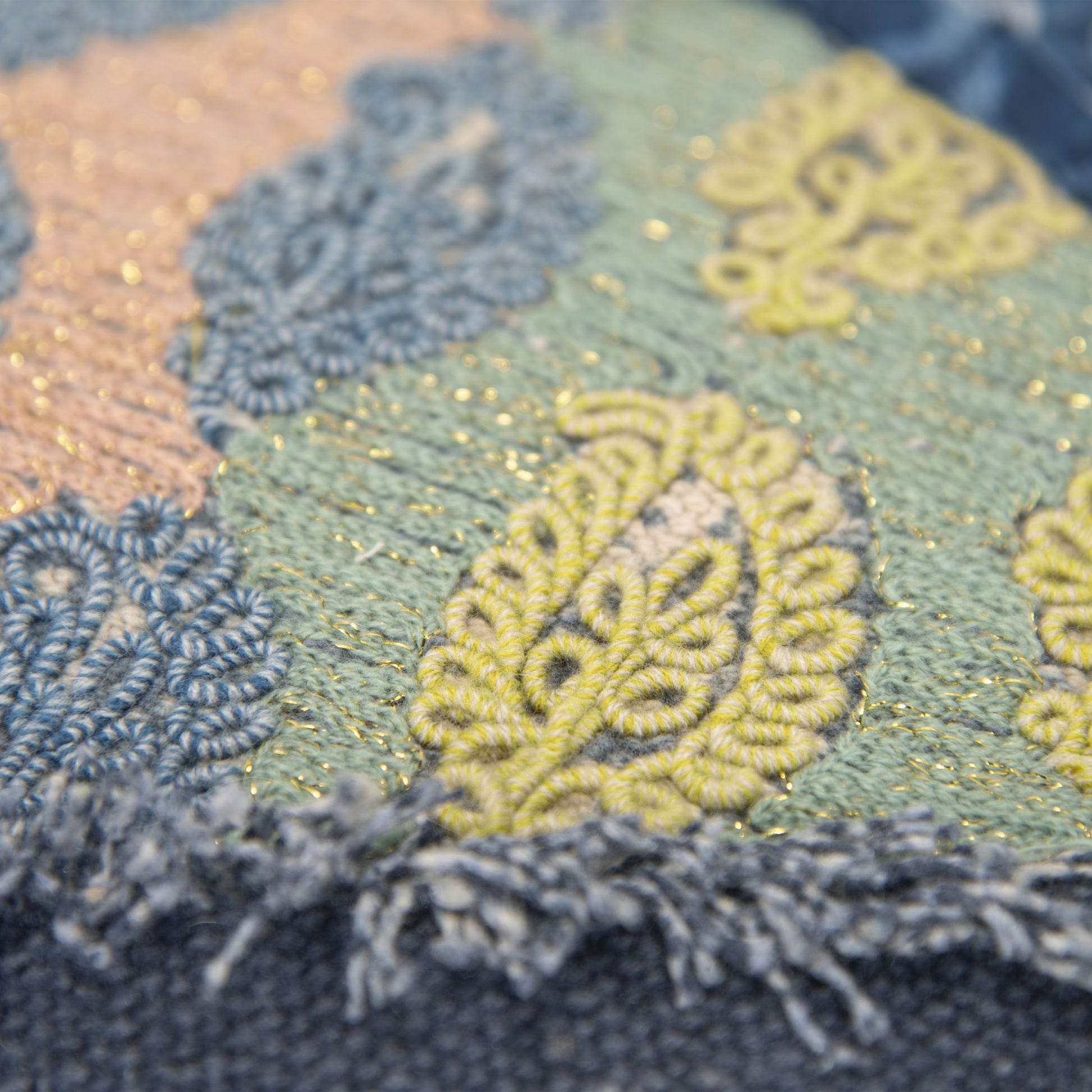 Clarke Pillow by HedgeApple Essentials in multi. Made from cotton in a eclectic & global style.