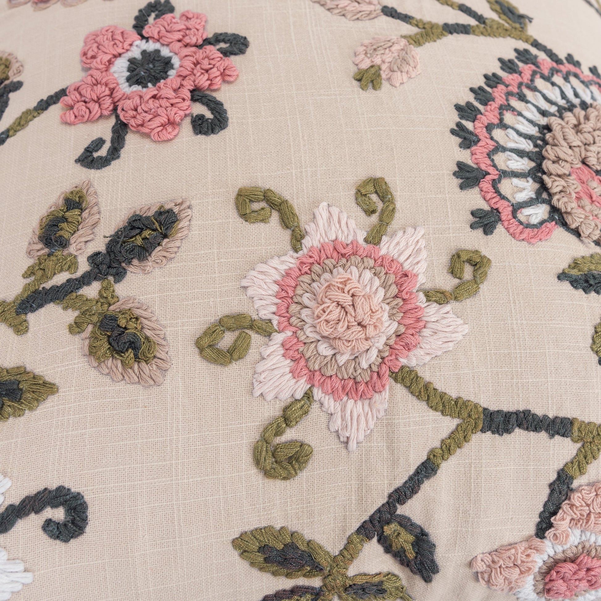 Butte Pillow by HedgeApple Essentials in blush. Made from polyester, cotton in a transitional style.