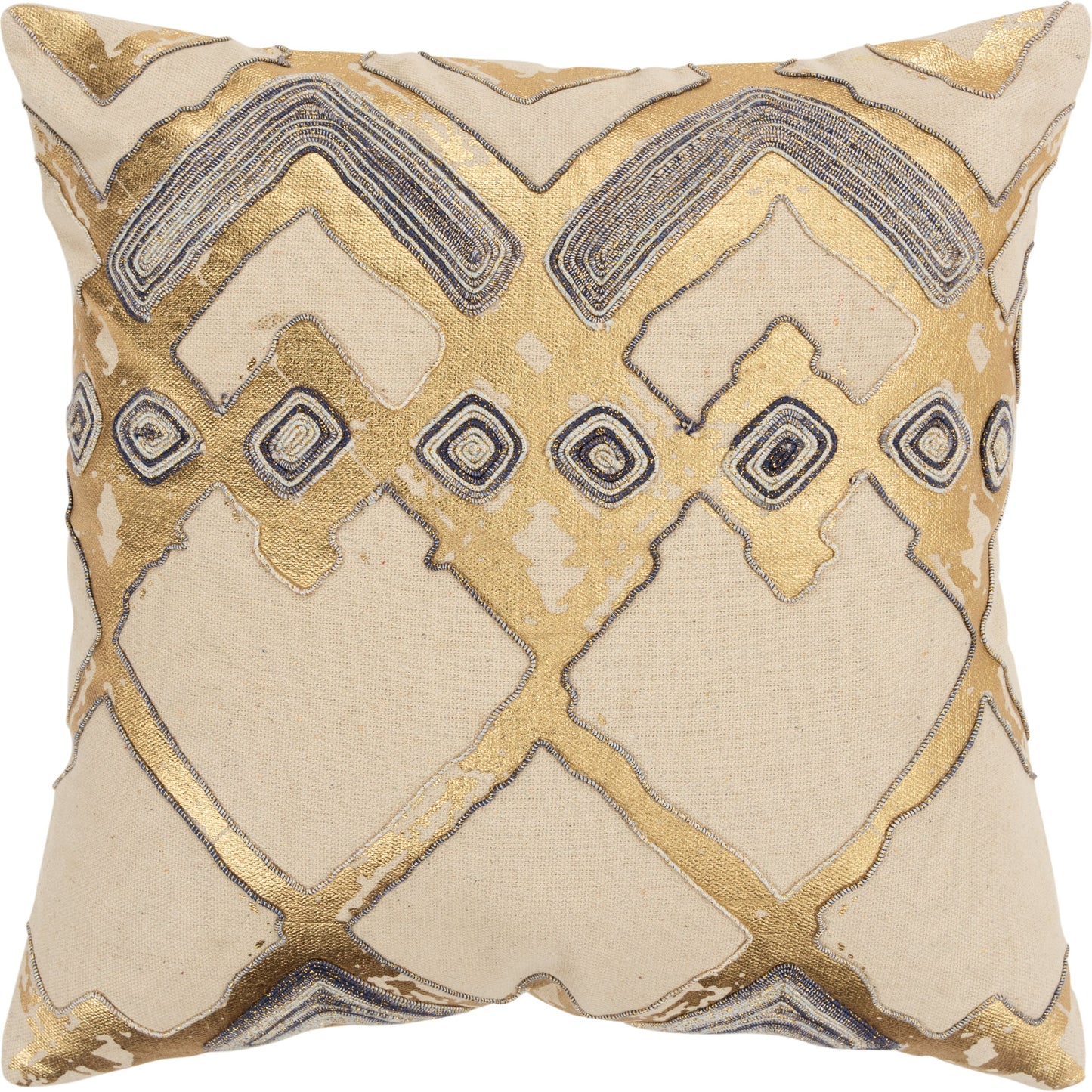 000 SR-870531,SR-885961 | Primary Silo | Venango Pillow by HedgeApple Essentials in natural. Made from cotton in a eclectic & global style.