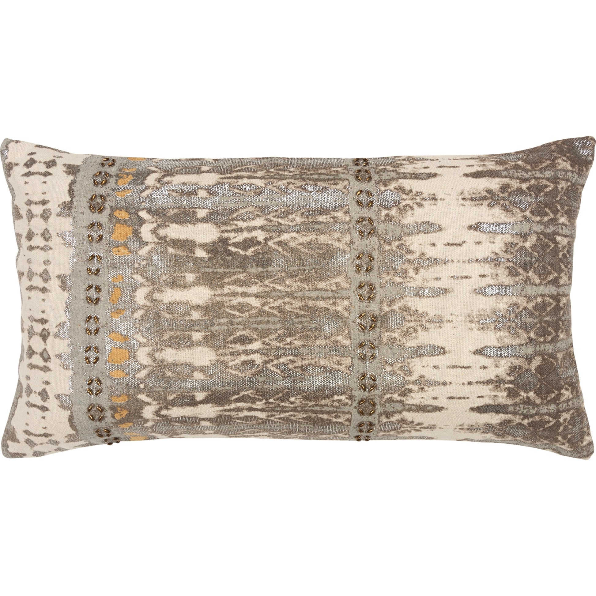Keystone Pillow by HedgeApple Essentials in gray. Made from unique in a rustic style.